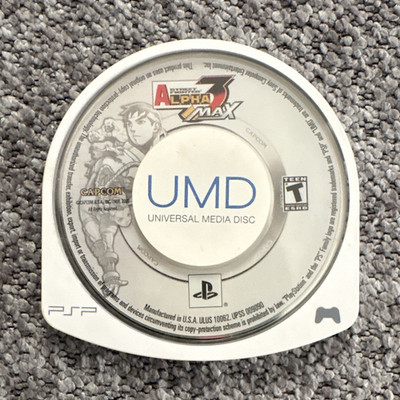Capcom Street Fighter Alpha 3 MAX Sony PSP UMD T-Teen NTSC-U/C Alpha Series