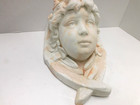 Vintage Angel Cherub Face Wall Scone Shelf Bracket Winged Plaque DW777 — photo 2