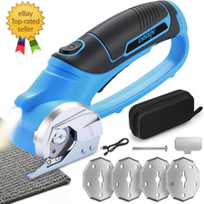 2026 New 3000Mah Cordless Electric Scissors, Cardboard Box Cutter with 4 Blades,