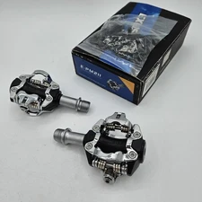 New - Exustar E-PM211 Clipless Mountain Bike Pedals + Cleats, Fits Shimano SPD