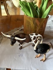 Schleich Strauß 14325                                 + 13275 Texas Longhorn