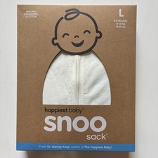 Happiest Baby SNOO Sleep Sack Size L 4-6 Months, 18-25 LB Organic Cotton NEW