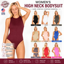 Mujeres Body Mono Mameluco Leotardo Tanga Diseño Elástico Spandex Elástico Nuevo