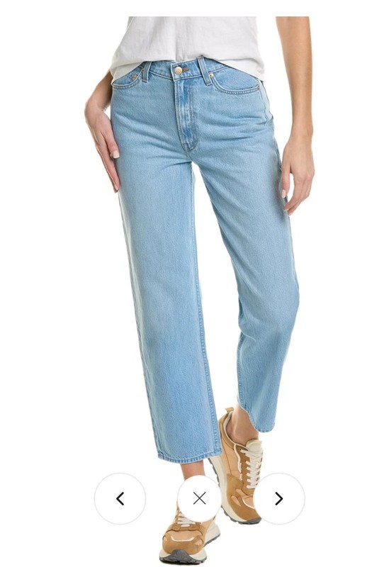 Mother Snacks High Waist Double Stack Just A Nibble Ankle Jean Size 26
