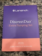 New Lansinoh Discreet Duo Extra Pumping Set - Sealed In Box