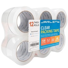 Clear Packing Tape 12 Rolls, Heavy Duty 3.2mil, 1.88" x 60 Yards, 720 Yards T...