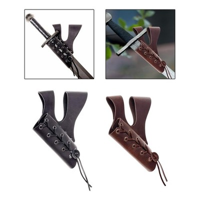 Mittelalter Schwert Dolch Frosch Scheide Etui mit verstellbarem Seil