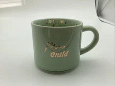 Modern Ceramic “Moon Child” Mug With Celestial Decoration 8 Ounce