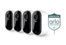 Arlo Essential 4-Camera Outdoor Wireless 2K Security Camera 2nd Gen w/ Yard Sign