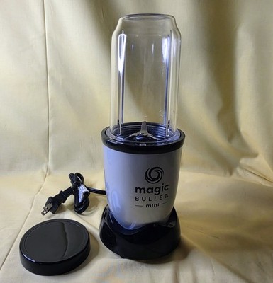 Magic Bullet Mini Personal Blender Silver Black CLEAN