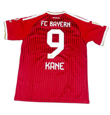adidas FC Bayern München Trikot 26/27 rot/weiß Gr. L Nr. 9 Kane Kurzarm