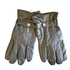 Men's Black Leather Gloves Thinsulate Insulation 40 Grams Size 3XL