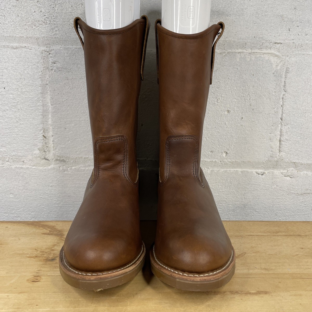 Red Wing Shoes Mens 9D Pecos 8159 Boots Amber Harness Brown