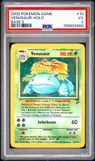 Venusaur #18 (Base Set 2)