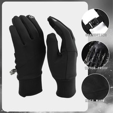 1Pair Full Finger Bicycle Gloves Touch Screen Warm Gloves for Men Women Riding