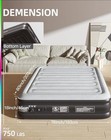 CHILLSUN King Air Mattress w/ Built-In Electric Pump, Flocked Top, 76x80x18" — photo 3