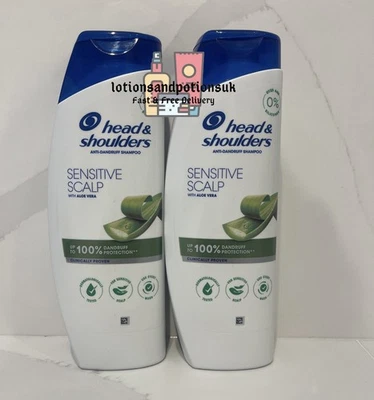 2 X Head & Shoulders Sensitive Scalp Anti Dandruff Shampoo 400Ml