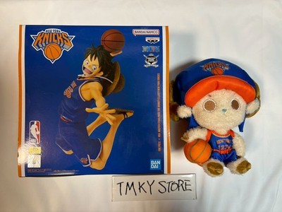 Set of 2 ONE PIECE x NBA MONKEY D.LUFFY & CHOPPER's PLUSH NEW YORK