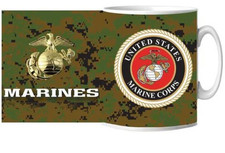 MARINE CORPS EGA EMBLEM CERAMIC MUG 15 OZ
