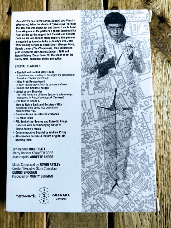 Randall & Hopkirk Deceased Series 1 DVD R2 UK VGC 1969 TV Season Complete Collec - Image 2 of 4