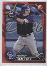 2016 Bowman Draft Draft Picks Red 1/5 Garrett Hampson #BD-63 3k7