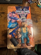 Vintage 1993 Biker Mice From Mars Greasepit  Action Figure MOC SEALED