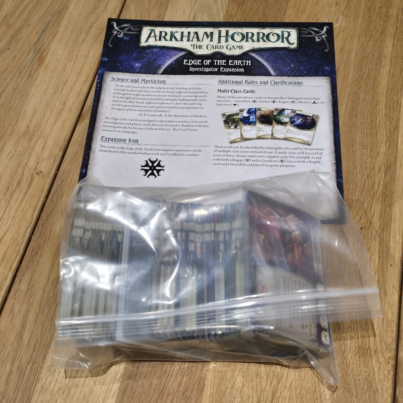 Arkham Horror LCG - The Edge of the Earth Investigators Expansion NO Box