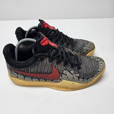 Nike Mamba Rage Mens Size 10.5 Black Cream Athletic Basketball Shoes Sneakers