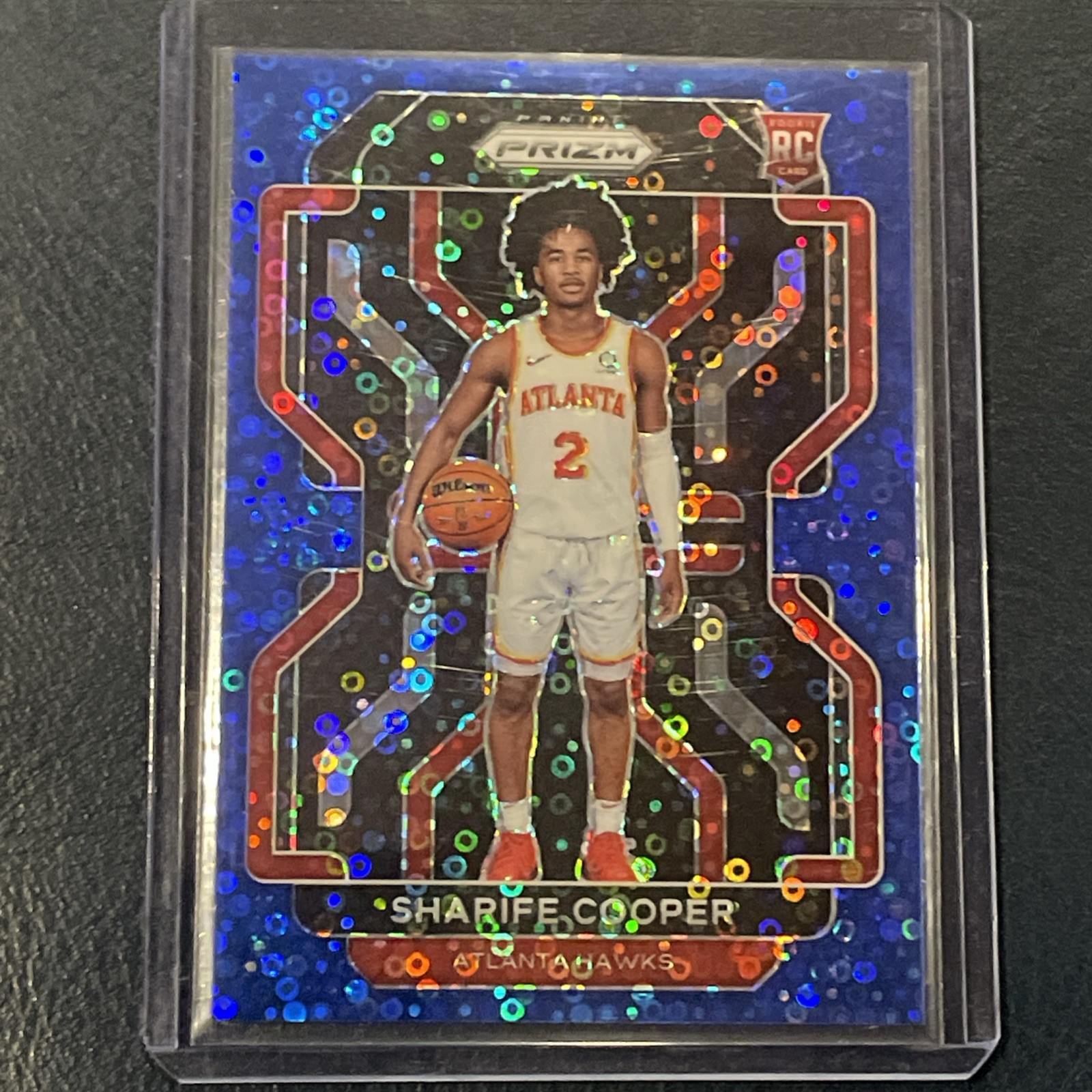 2021-22 Panini Prizm - Sharife Cooper #280 Blue Fast Break Prizm /150 (RC)