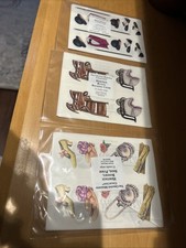 Vintage 1997 Creative Memories HERITAGE Stickers Lot of 15 Sheets New Open Box