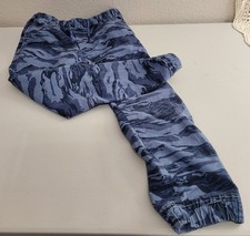 Gap Kids. Boys Blue Camo Pants Sz Small. Drawstring Waist. Elastic Cuffs.