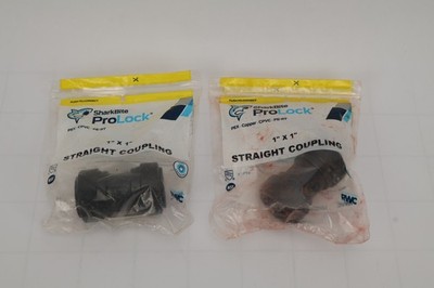 SharkBite ProLock 1'' x 1'' Straight Coupling - Lot of 2