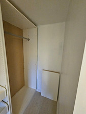 IKEA PAX White 2 Door Wardrobe with Hanging Rail & Shelf. (60cm x 100cm x 236cm)