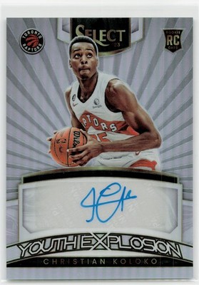 2022-23 Panini Select #YES-CKK Christian Koloko Youth Explosion Signatures