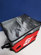 Snap-on soft sided Insulated cooler bag with carrying Straps 11x10x9 Brand New