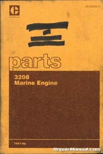 Used Caterpillar 3208 Marine Engine Parts Manual