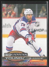 2025-26 UD Series 1 Matthew Robertson C-108 Young Guns Canvas RC