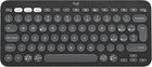 Logitech Pebble Keys 2 K380s QWERTY Italienisch Layout Graphite Tastatur