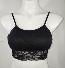 Black lace bralette Small