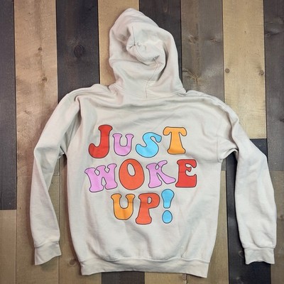 Hangover Hoodie | Women's Medium (M) | Just Woke Up Graphic Hooded Sweatshirt
