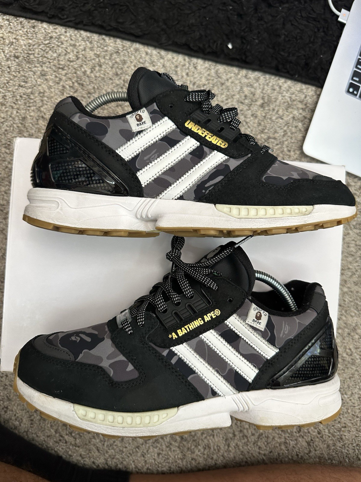 BAPE x Undefeated x adidas ZX 8000 A-ZX Bathing Ape … - Gem
