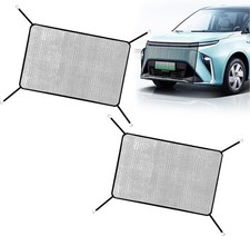 2 PCS Car Grill Mesh, High-density Grille Protection Net, Debris Automotive Radi