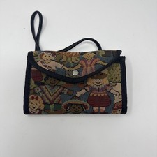Danny K. Beverly Hills Tapestry Crossbody Convertible Wallet Purse Made in USA