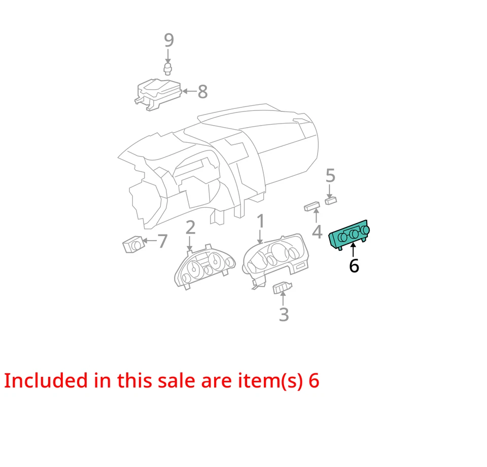 GMC Acadia 2014 calefacción aire acondicionado control de clima 22969801 QCB3A Foto 3 de 4