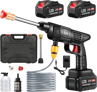 #ad Cordless Pressure Washer 21V X2 Batteries Cordless Power Washer Battery Powere $94.86