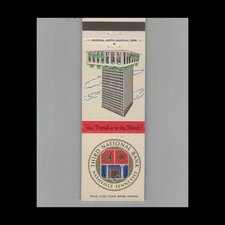 Matchbook Cover Nashville, TN Third National Bank The Trend Is To The Third