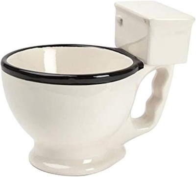 Novelty Toilet Ceramic Mug With Handle Coffee Tea Milk Ice Cream Cup Funny Gifts