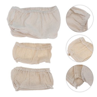 3 stücke Backen Korb Liner Gebäck Machen Liner Korb Tuch (Khaki)
