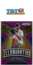 Stephen Strasburg 2020 Panini Prizm Illumination Purple #I-1 Washington Nats 36a