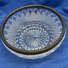 Vintage F.B. Rogers Silver Company 24 Percent Crystal Made In West Germany 8 In